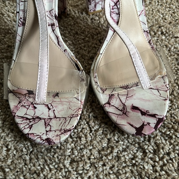 MG block heel sandal pink marble - Picture 5 of 6